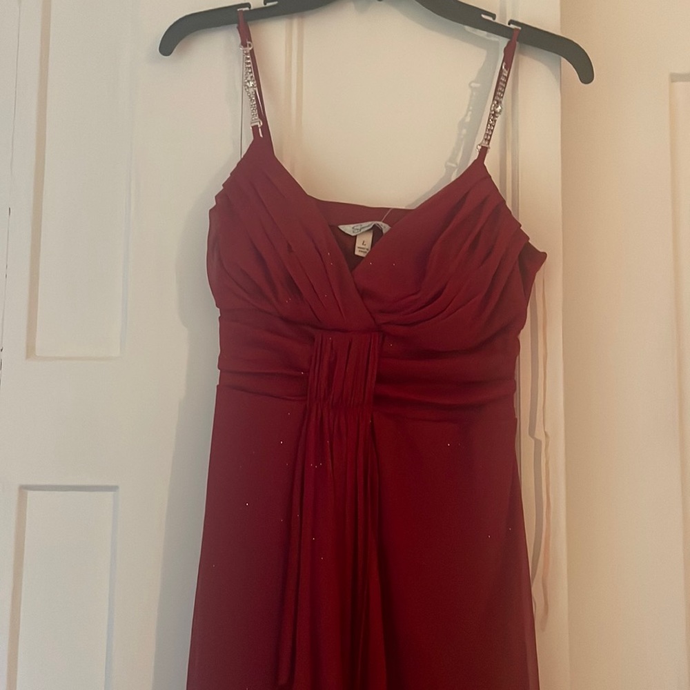 brand new red dress